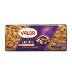 Chocolate Valor Con Leche Y Almendras